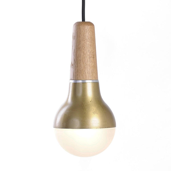 Brass Scoop Pendant Set (Lux) - Stephanie Ng Design