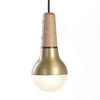 Brass Scoop Pendant Set (Lux) - Stephanie Ng Design