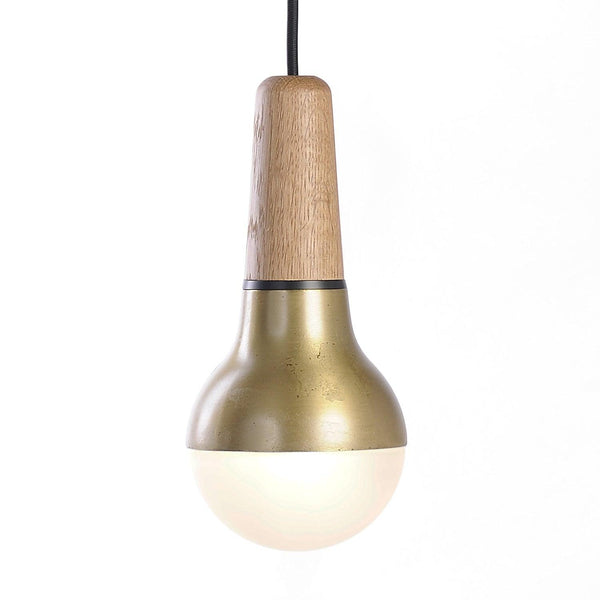 Brass Scoop Pendant Set (Lux) - Stephanie Ng Design