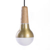 Brass Scoop Pendant Set (Lux) - Stephanie Ng Design