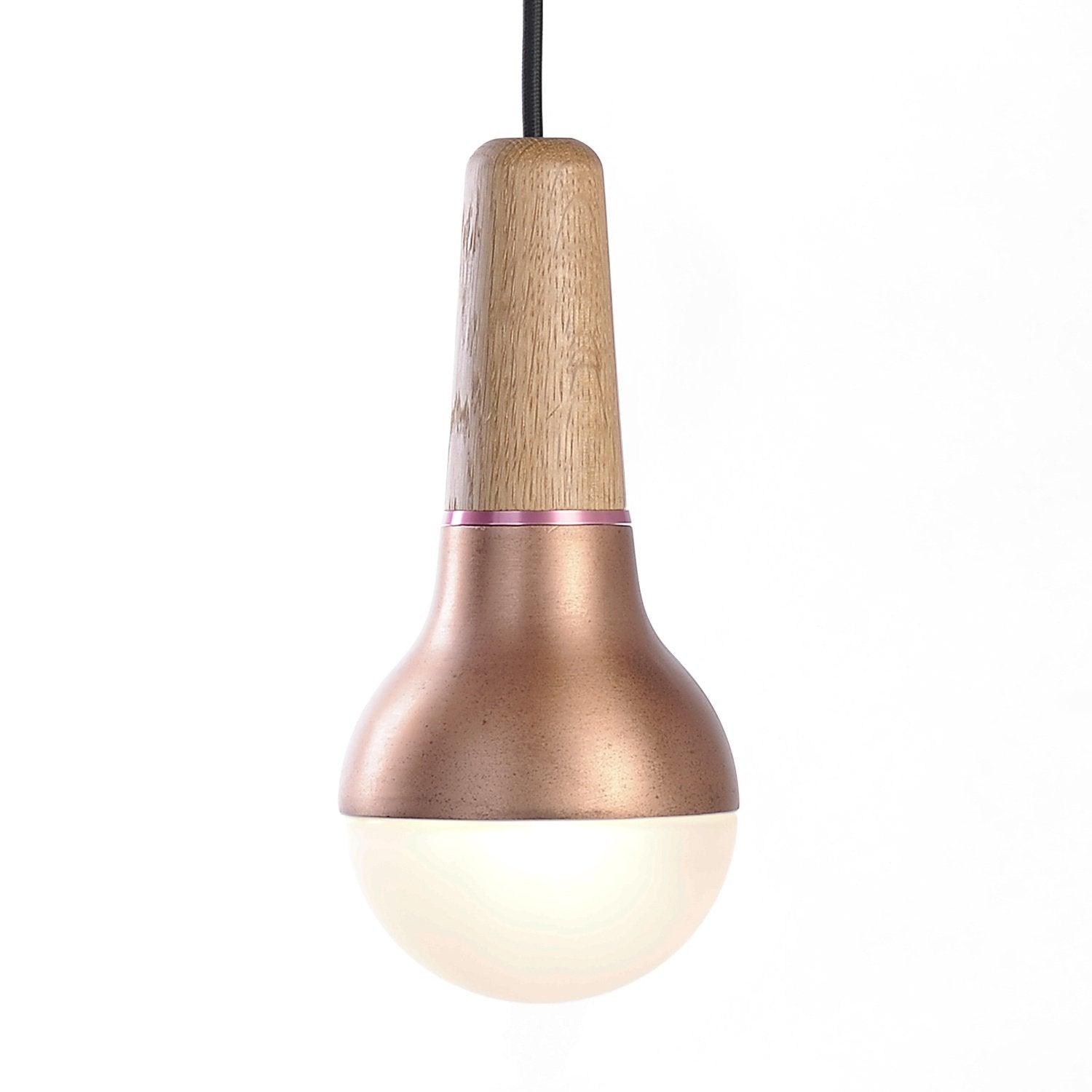 Brass Scoop Pendant Set (Lux) - Stephanie Ng Design