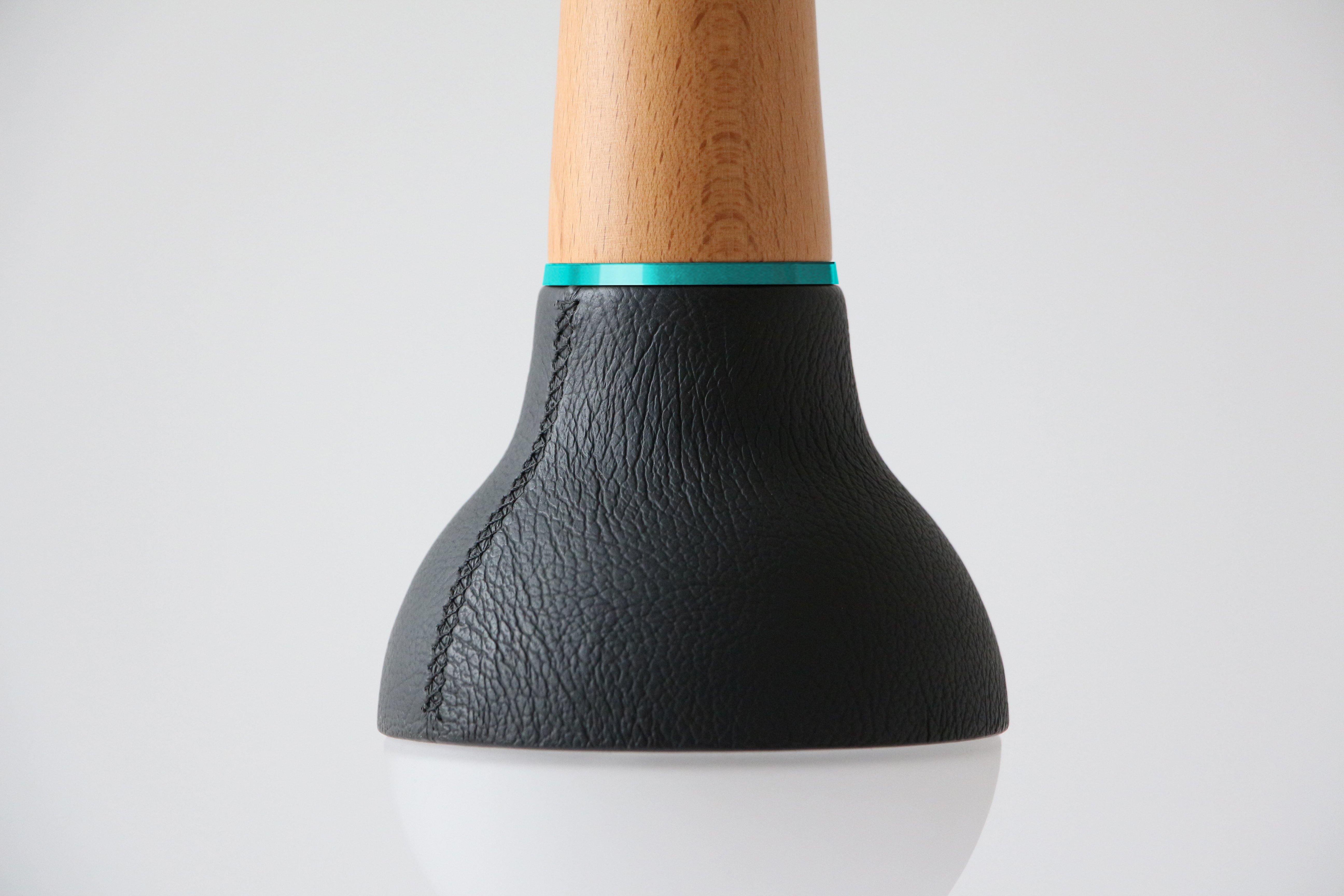 Scoop Pendant (Leather) - Stephanie Ng Design