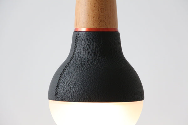 Scoop Pendant (Leather) - Stephanie Ng Design