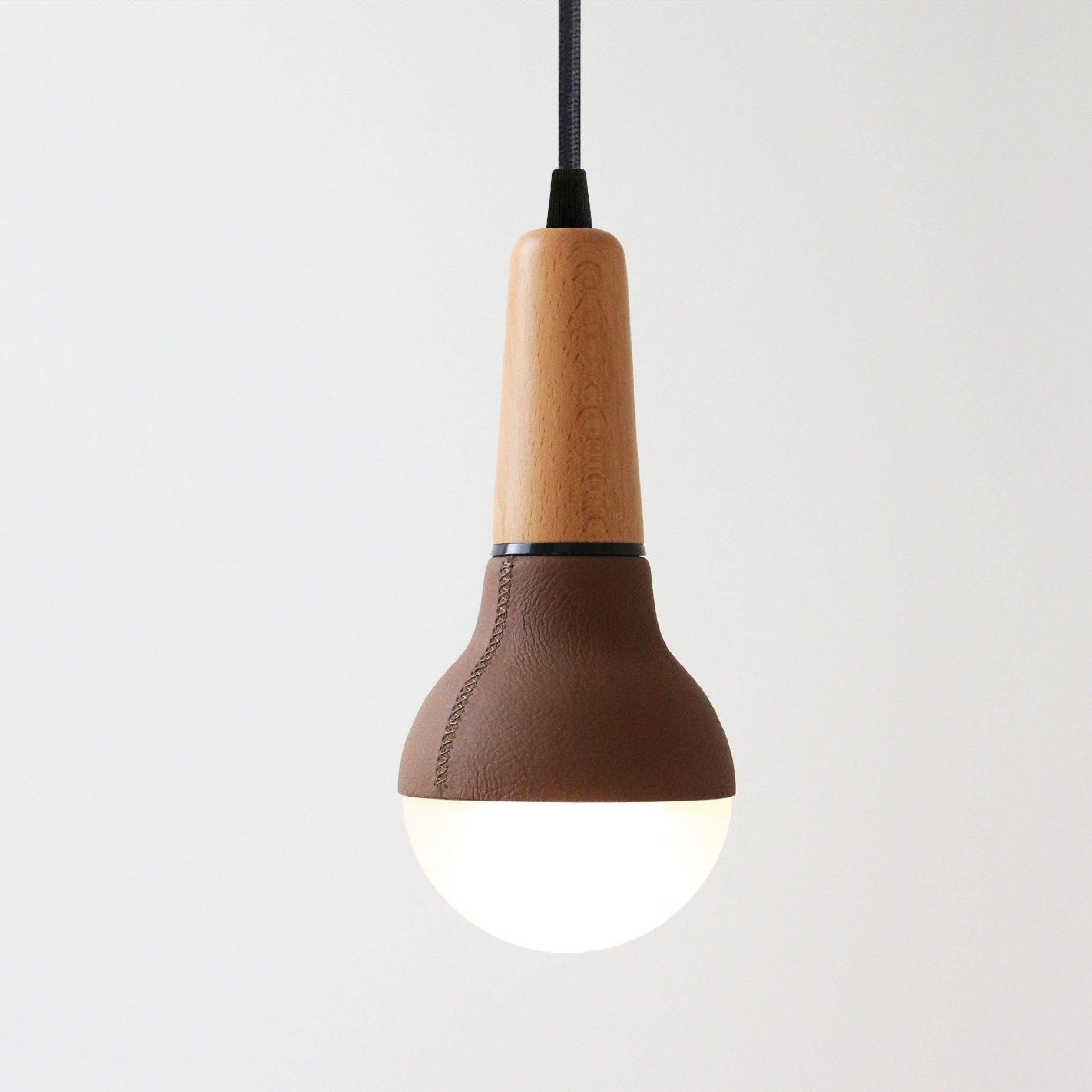 Scoop Pendant (Leather) - Stephanie Ng Design