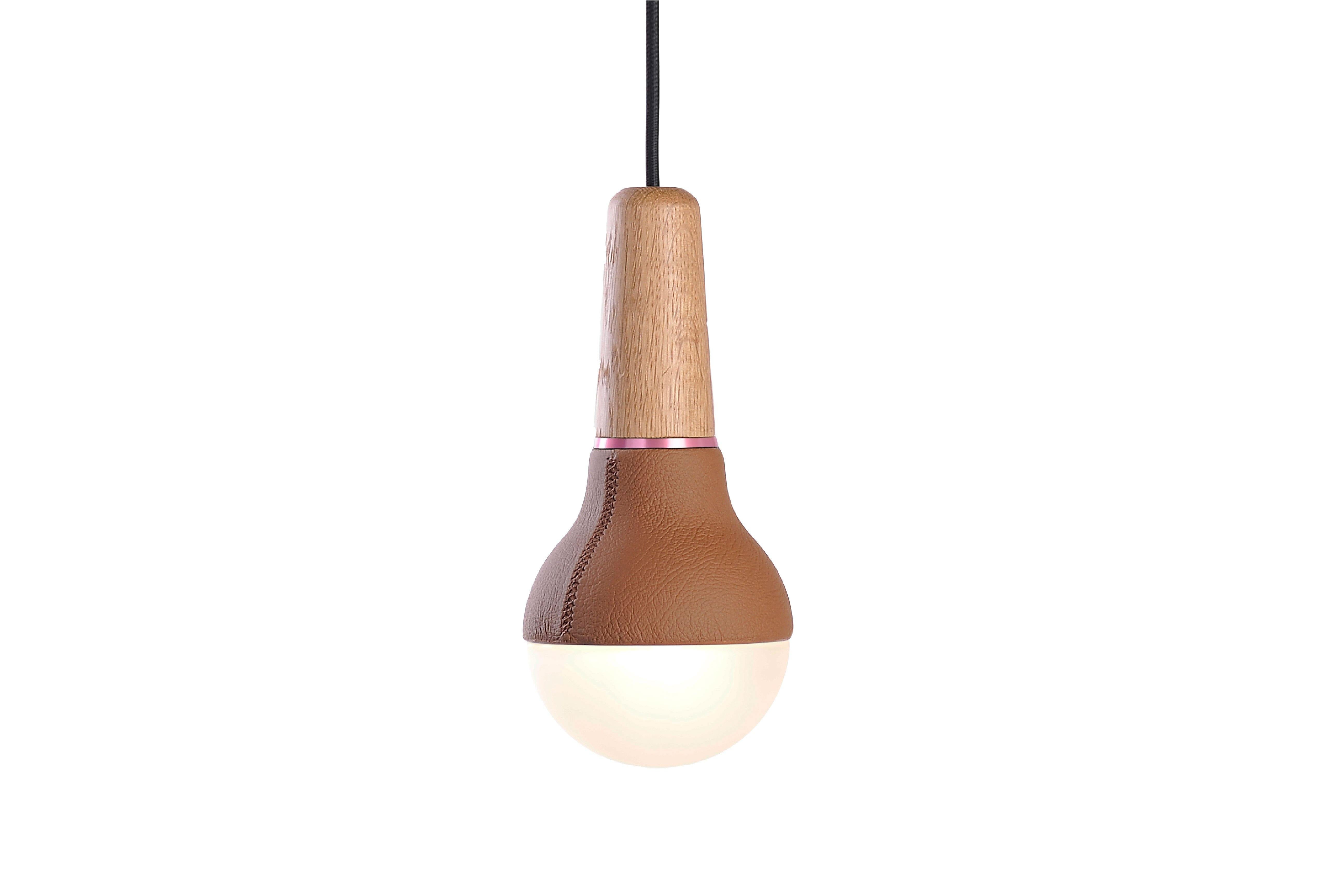 Scoop Pendant (Leather) - Stephanie Ng Design