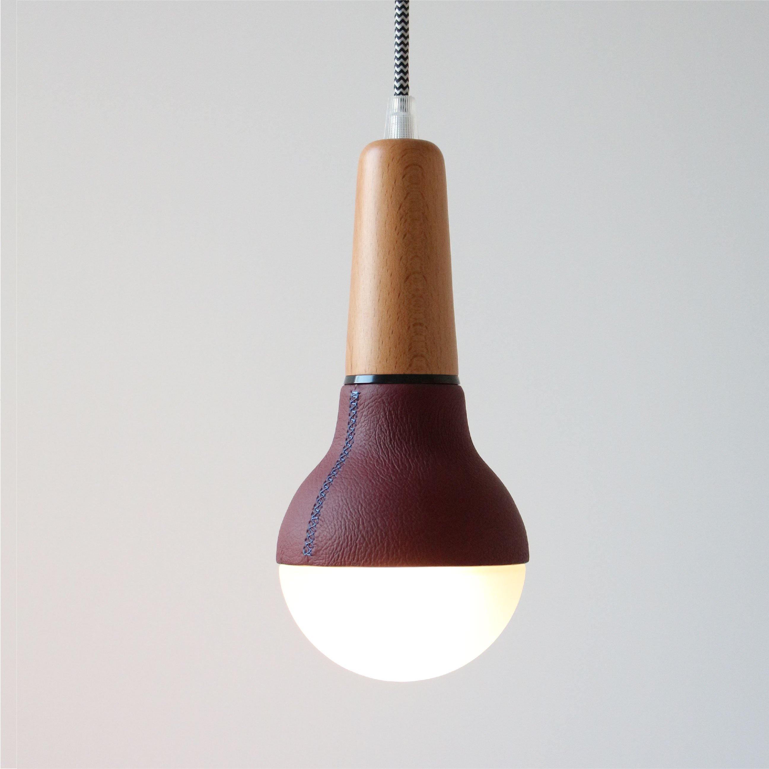 Scoop Pendant (Leather) - Stephanie Ng Design