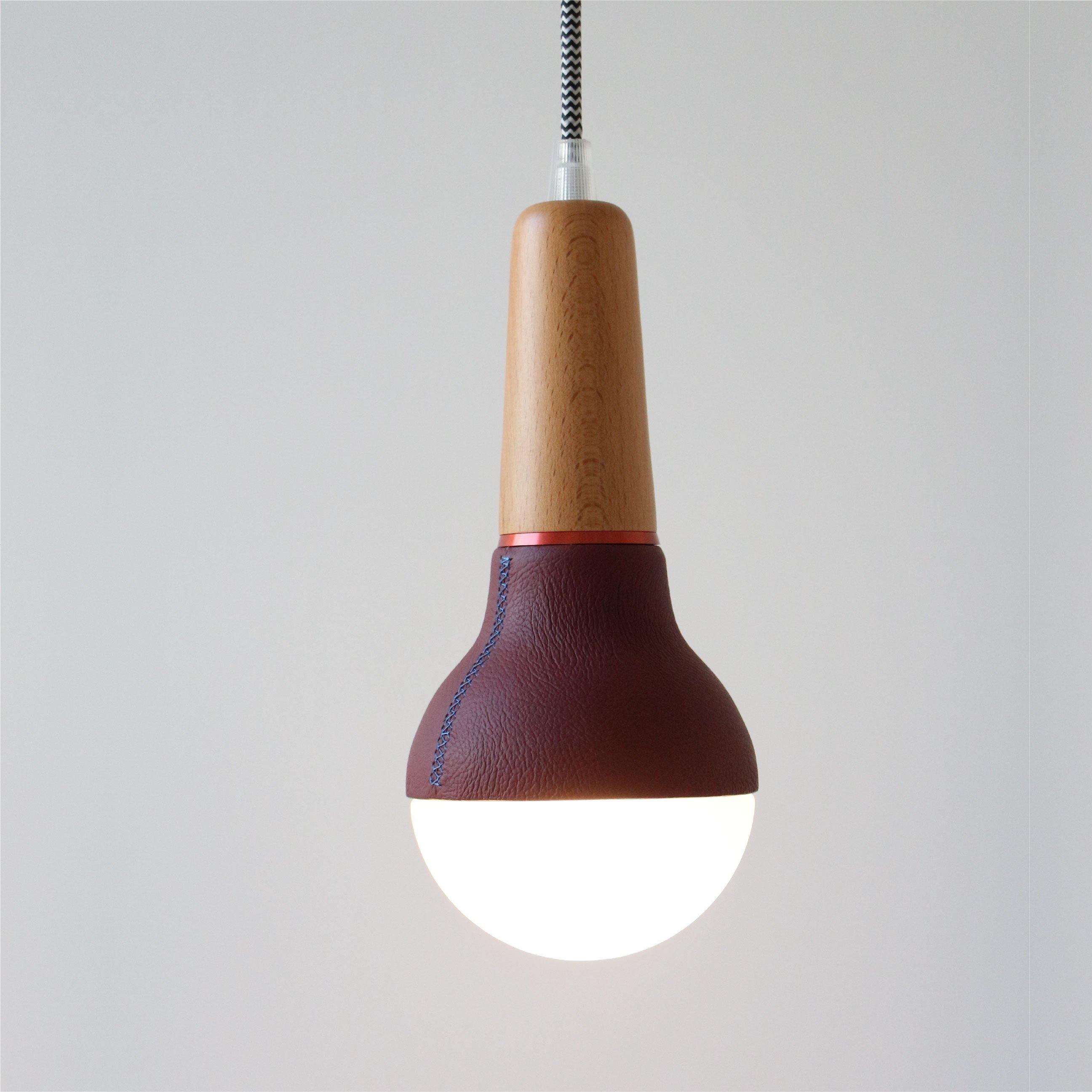 Scoop Pendant (Leather) - Stephanie Ng Design