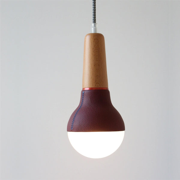 Scoop Pendant (Leather) - Stephanie Ng Design