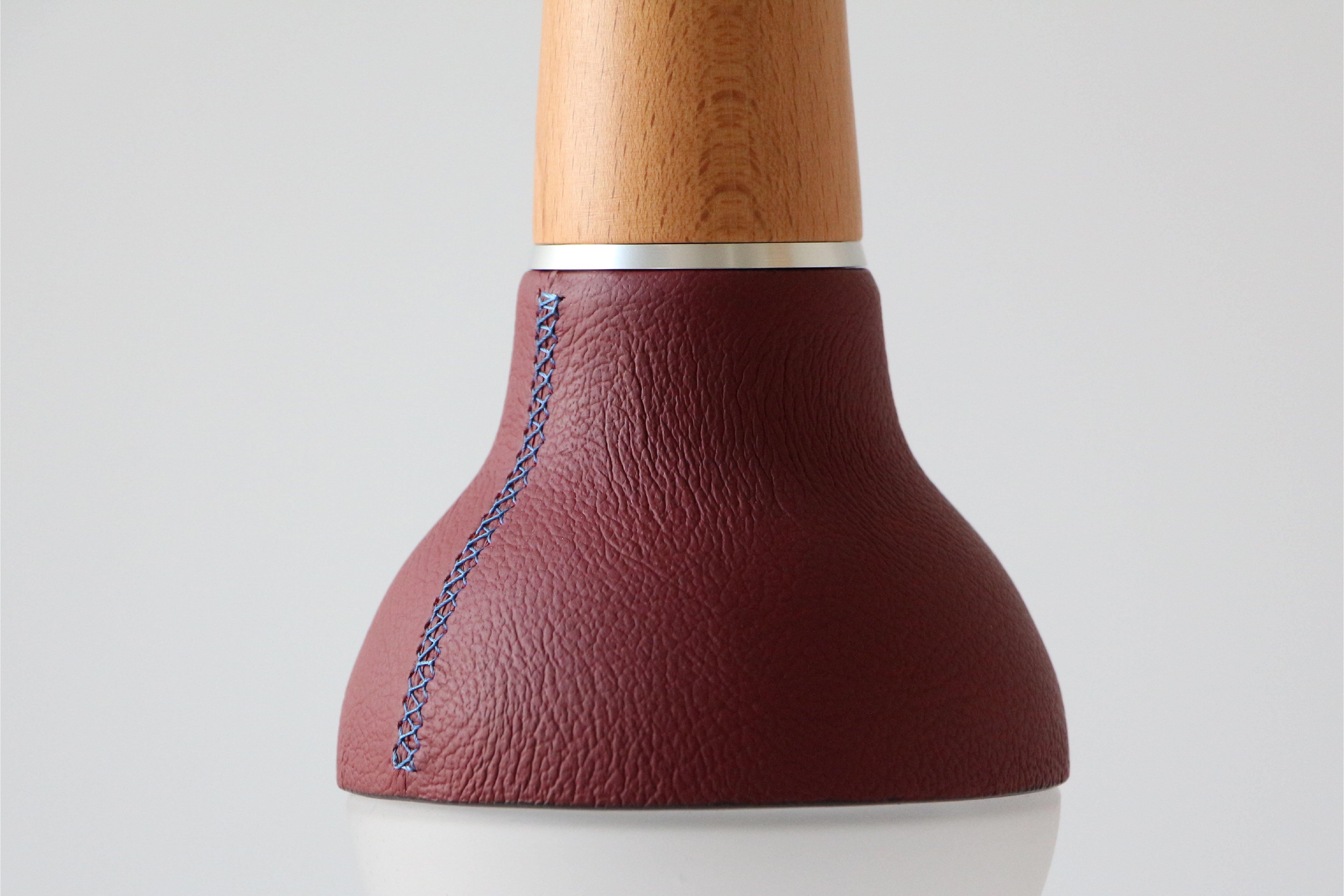 Scoop Pendant (Leather) - Stephanie Ng Design