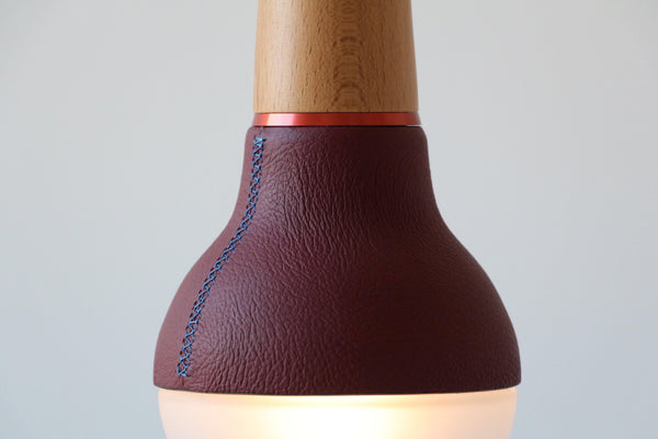 Scoop Pendant (Leather) - Stephanie Ng Design
