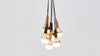 Brass Scoop Pendant Set (Lux) - Stephanie Ng Design