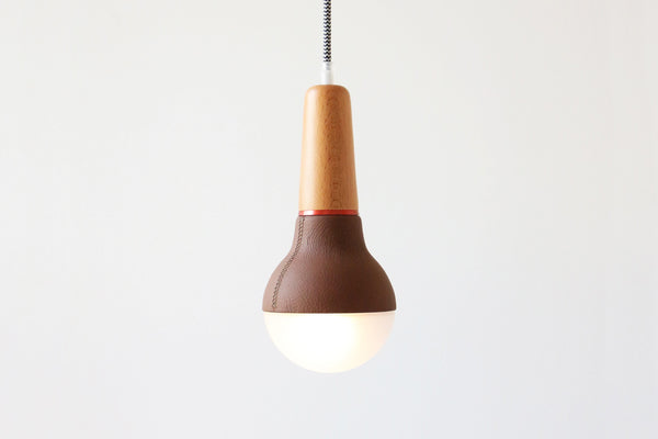 Scoop Pendant (Leather) - Stephanie Ng Design
