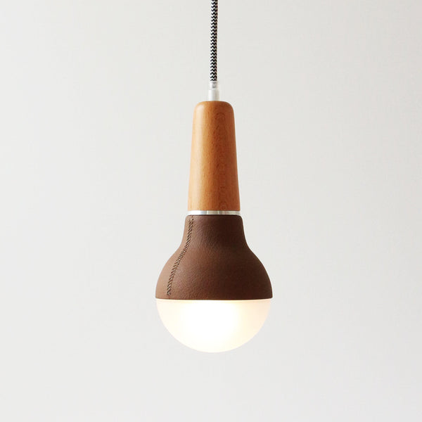 Scoop Pendant (Leather) - Stephanie Ng Design